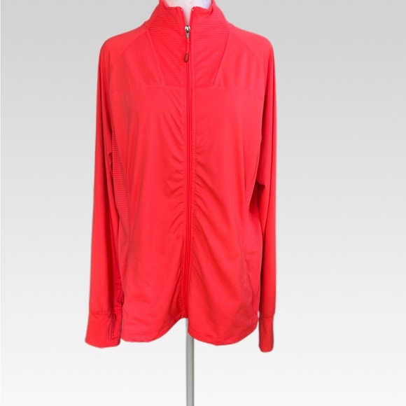 Tangerine Bold coral Striped Jacket size XXL - Picture 2 of 6